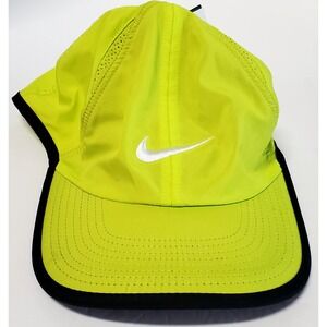 Nike Dri-Fit Neon Yellow Hat with Black Trim